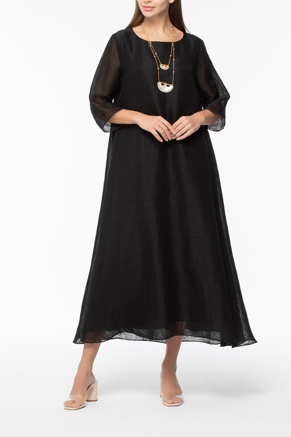 Organza Dress - Black