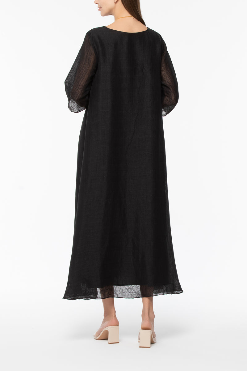Organza Dress - Black