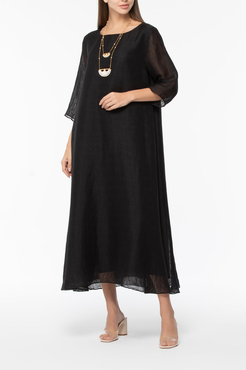 Organza Dress - Black